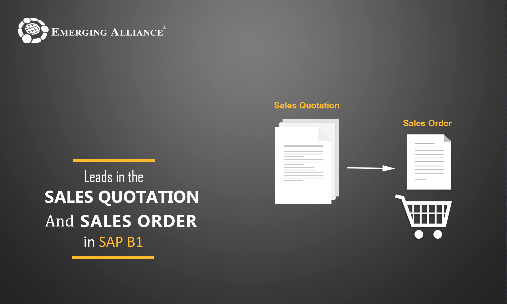 leads in the sales quotation in sap b1