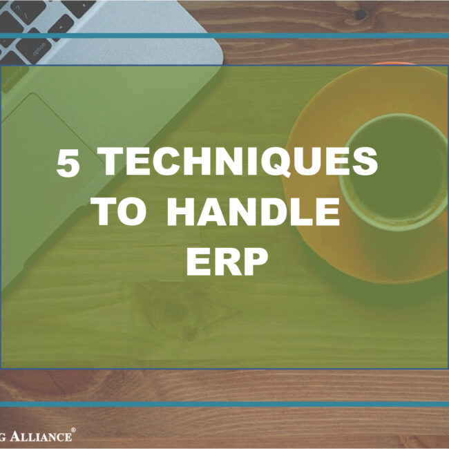 5 Techniques to handle ERP