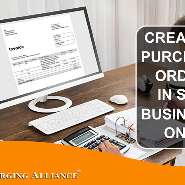 creating purchasing order in sap business one