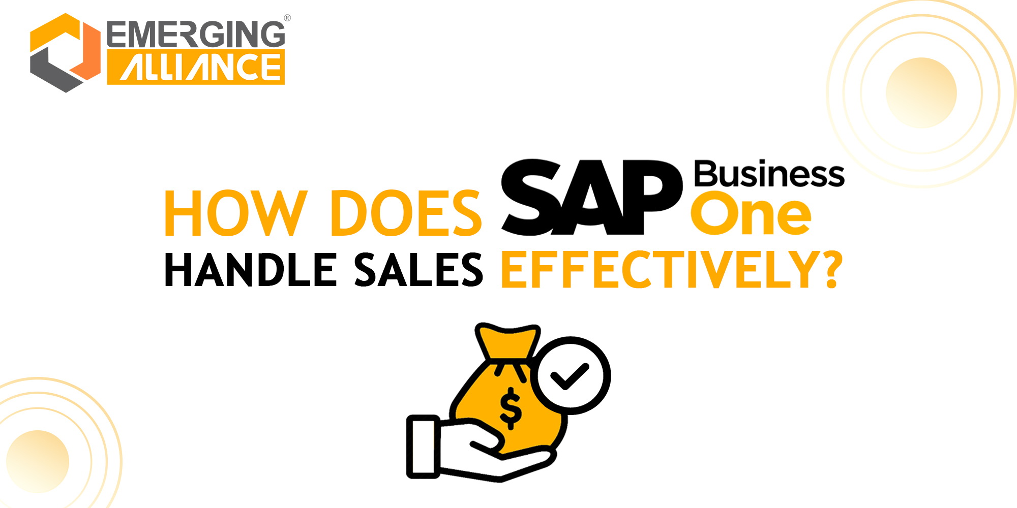 handle sales effectively with sap business one