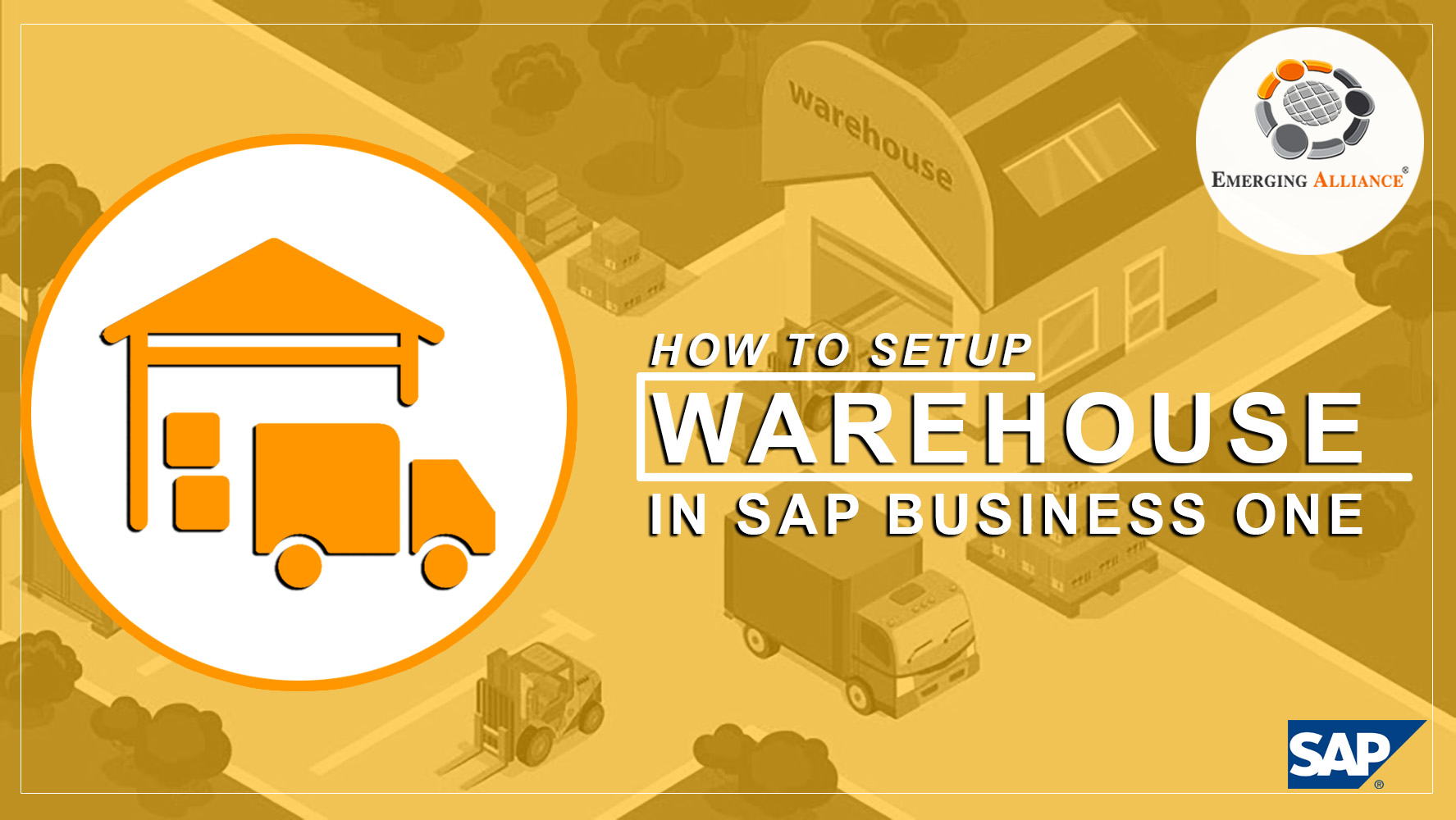 how to setup warehouse in sap business one