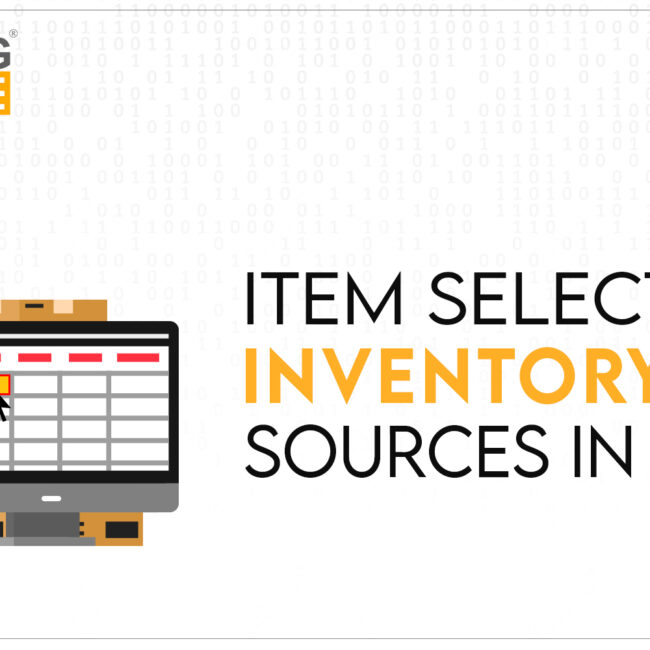 ITEM SELECTION INVENTORY DATA SOURCE SAP B1