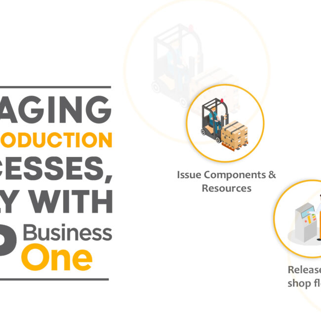 managing your production processes easily with sap business one