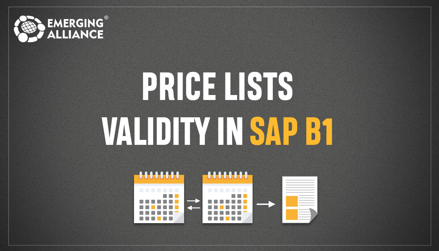 price lists validity in sap business one
