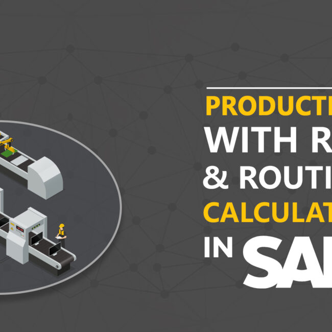 production order routing date calculation in SAP B1