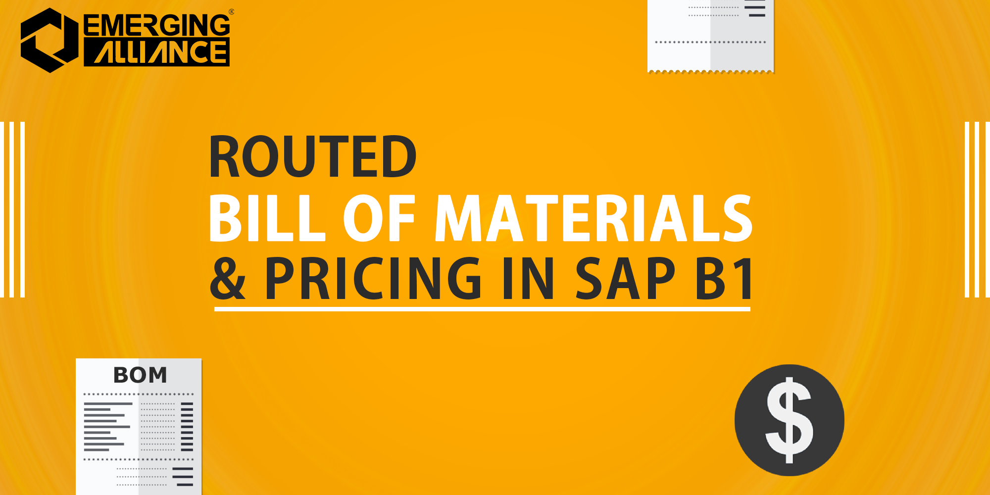 Routed bill of materials & pricing in sap b1