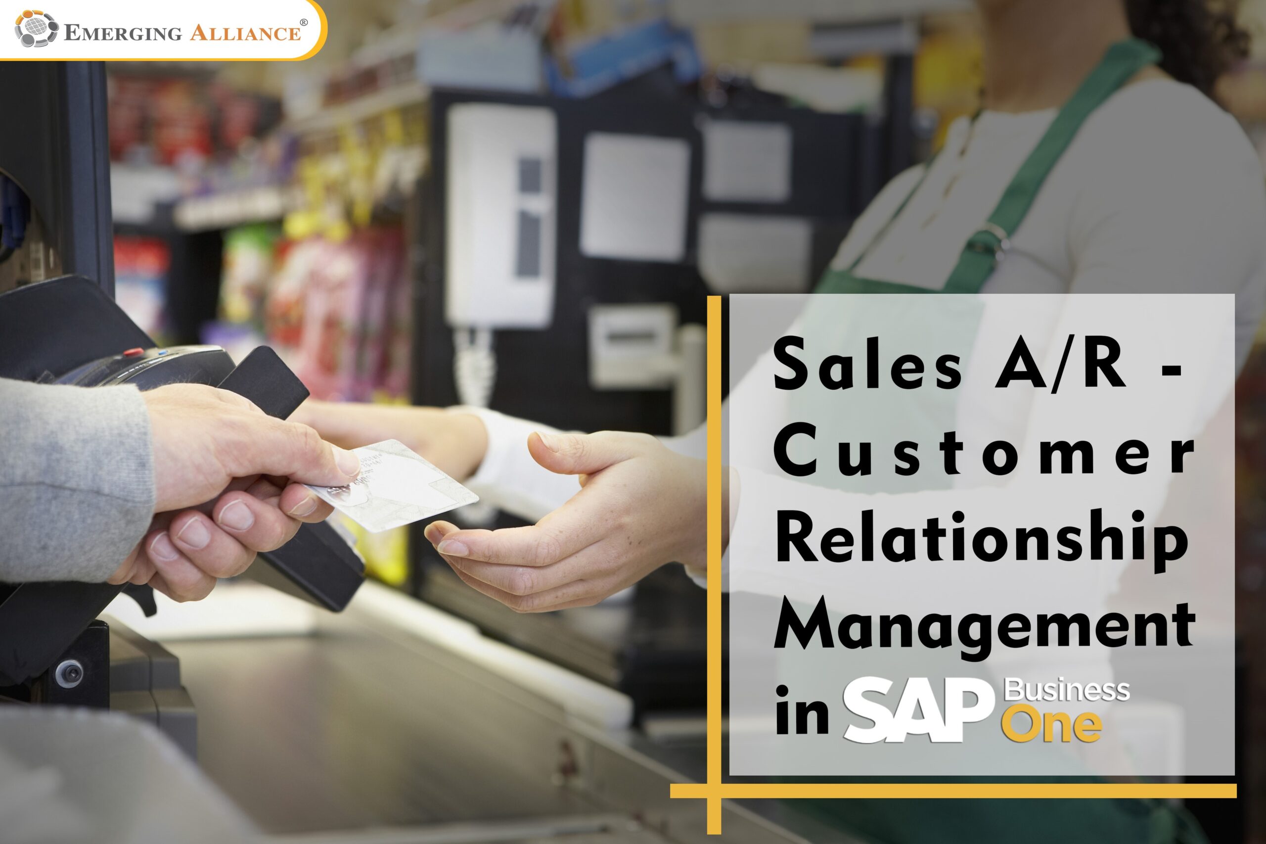 sales A/R customer relationship in sap business one