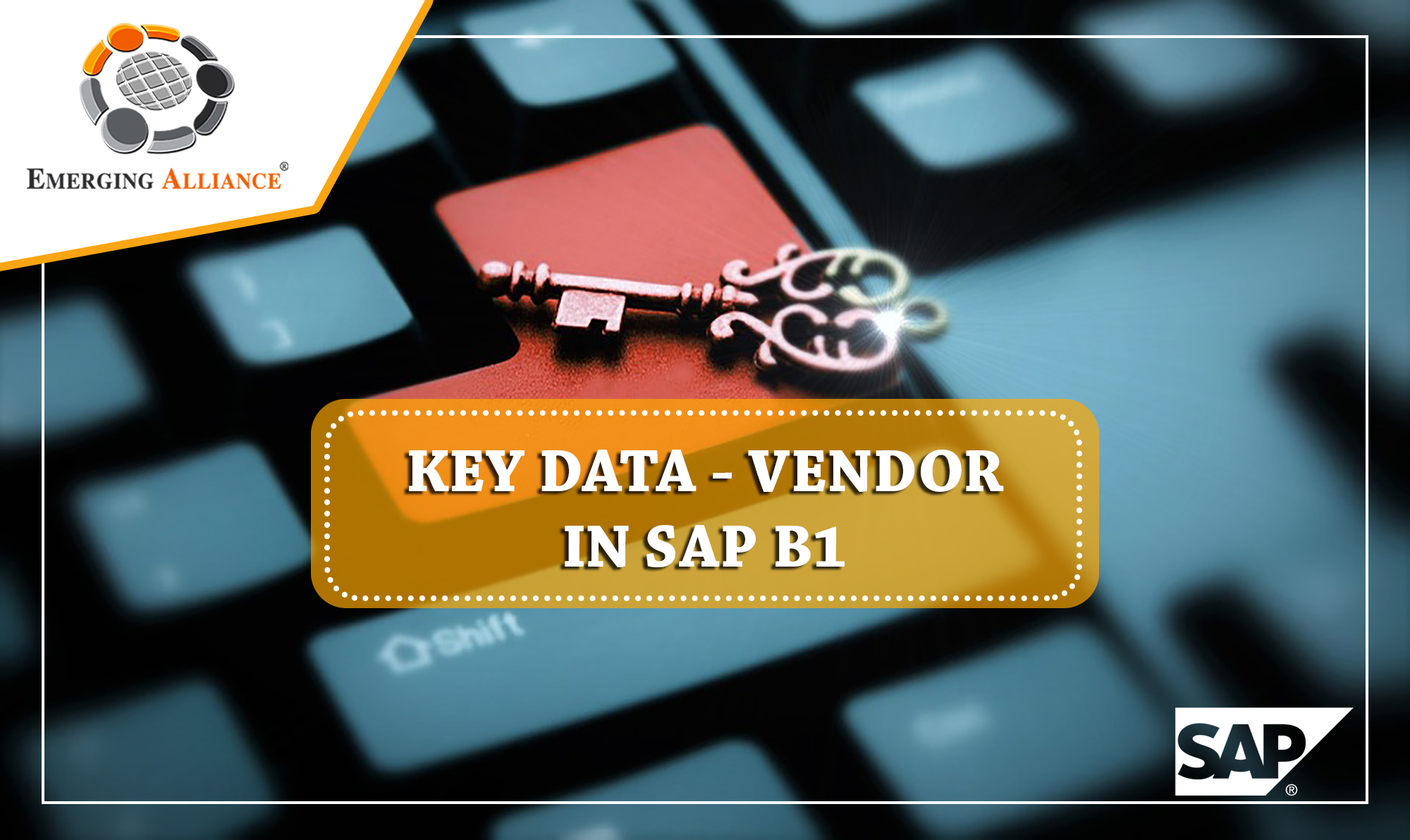 key data vendors in sap business one