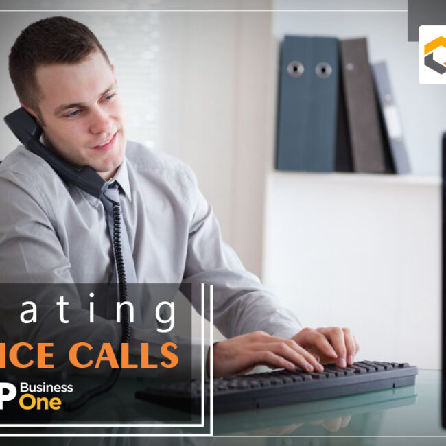 creating service calls in sap b1
