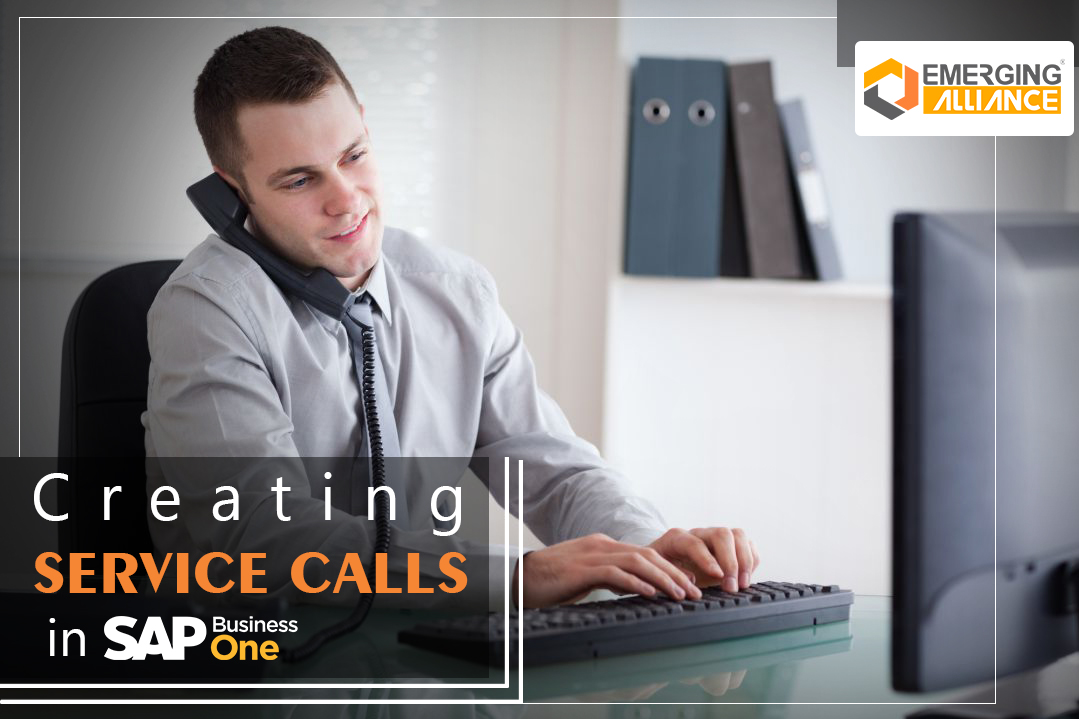 creating service calls in sap b1