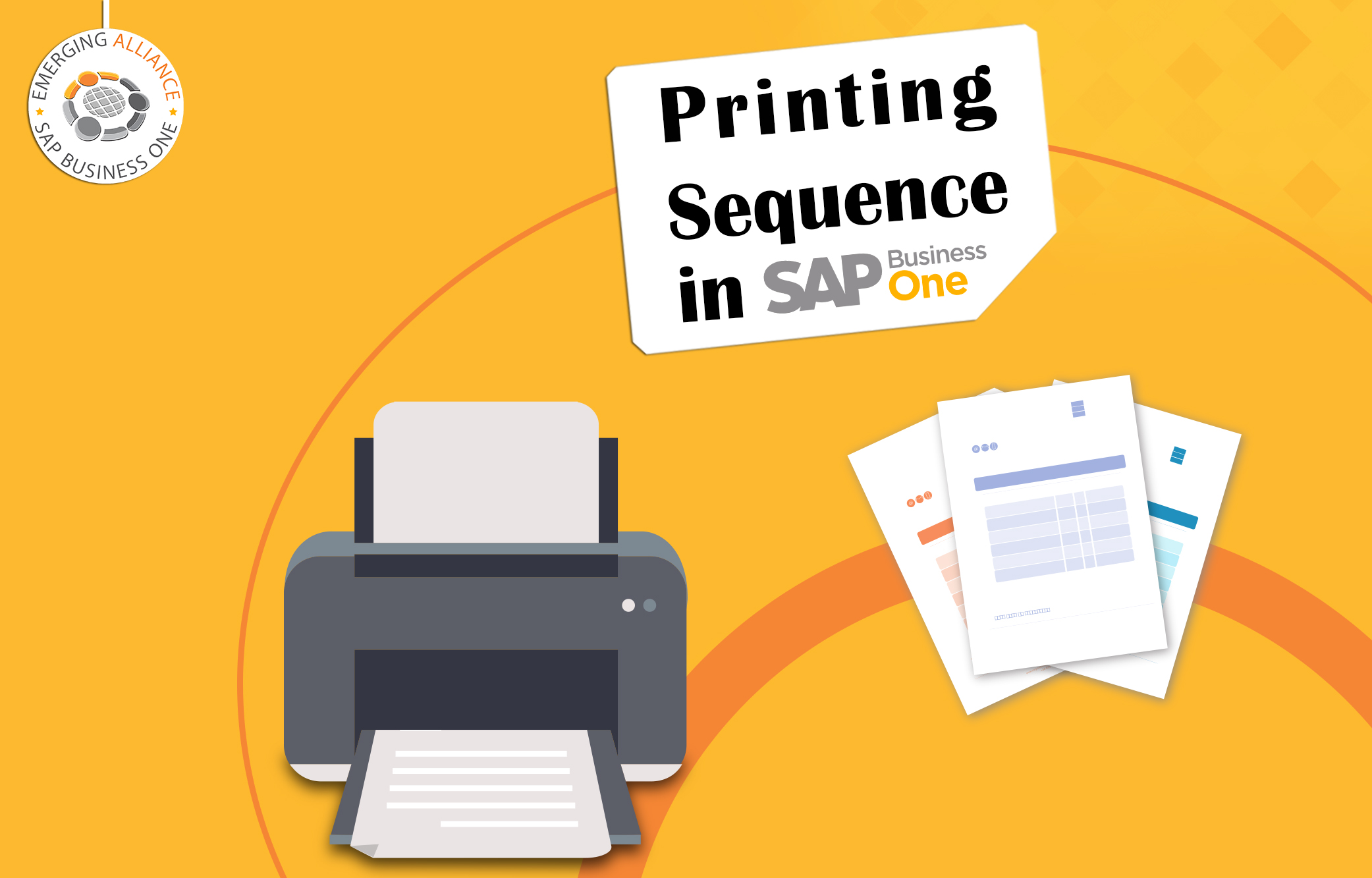PRINTING SEQUENCE in SAP Business One