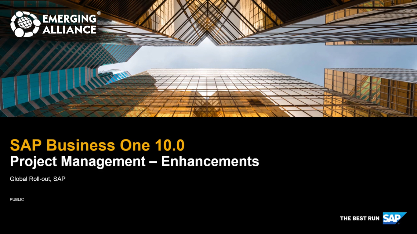 project management enhancement - SAP B1