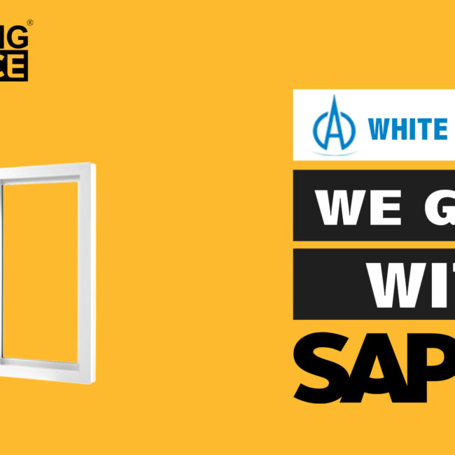 white aluminium we grow with sap b1