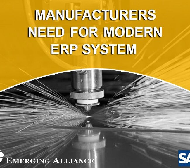 manufacturer need for modern ERP system