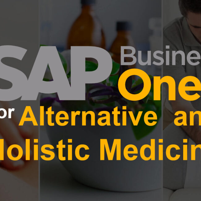 sap business one for alternatives and holistic medicine