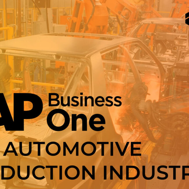 sap business one for Automotive production industry