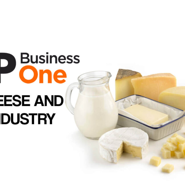 sap business one for cheese and siary industry