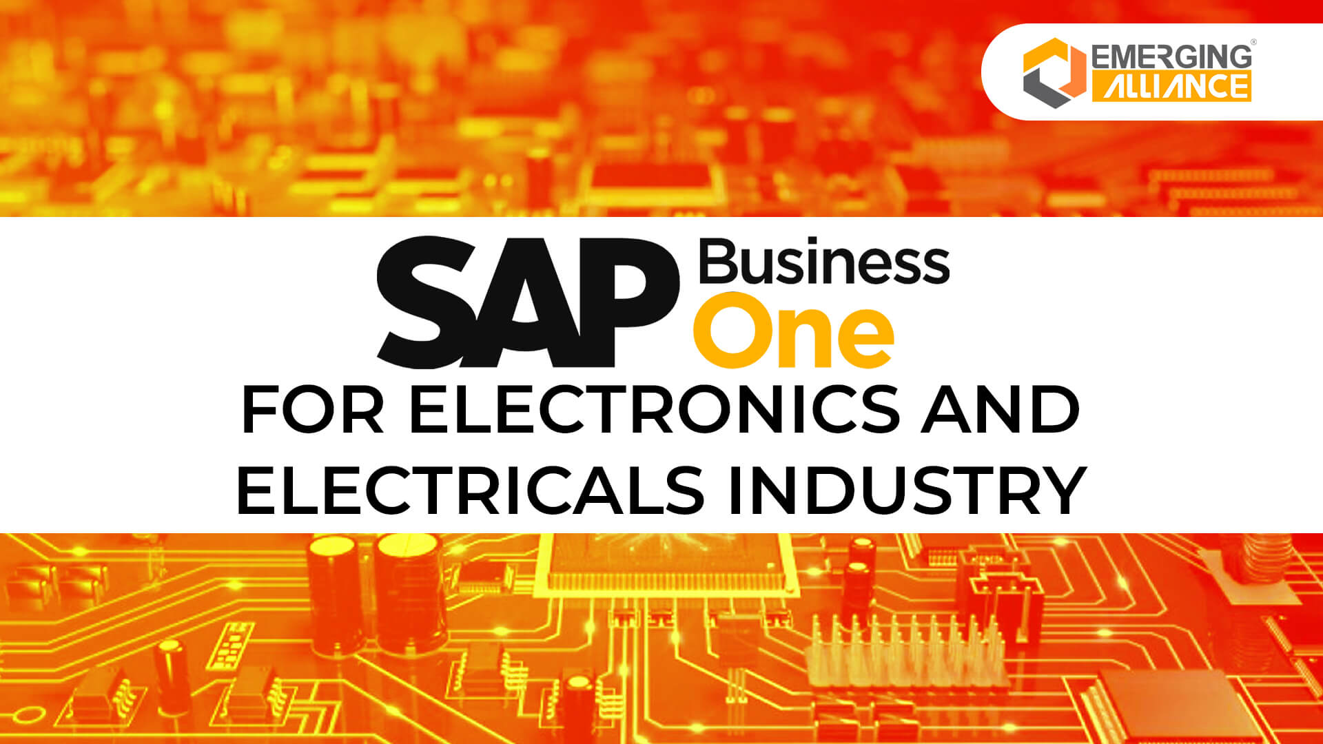 sap business one for electronics and electricals industry