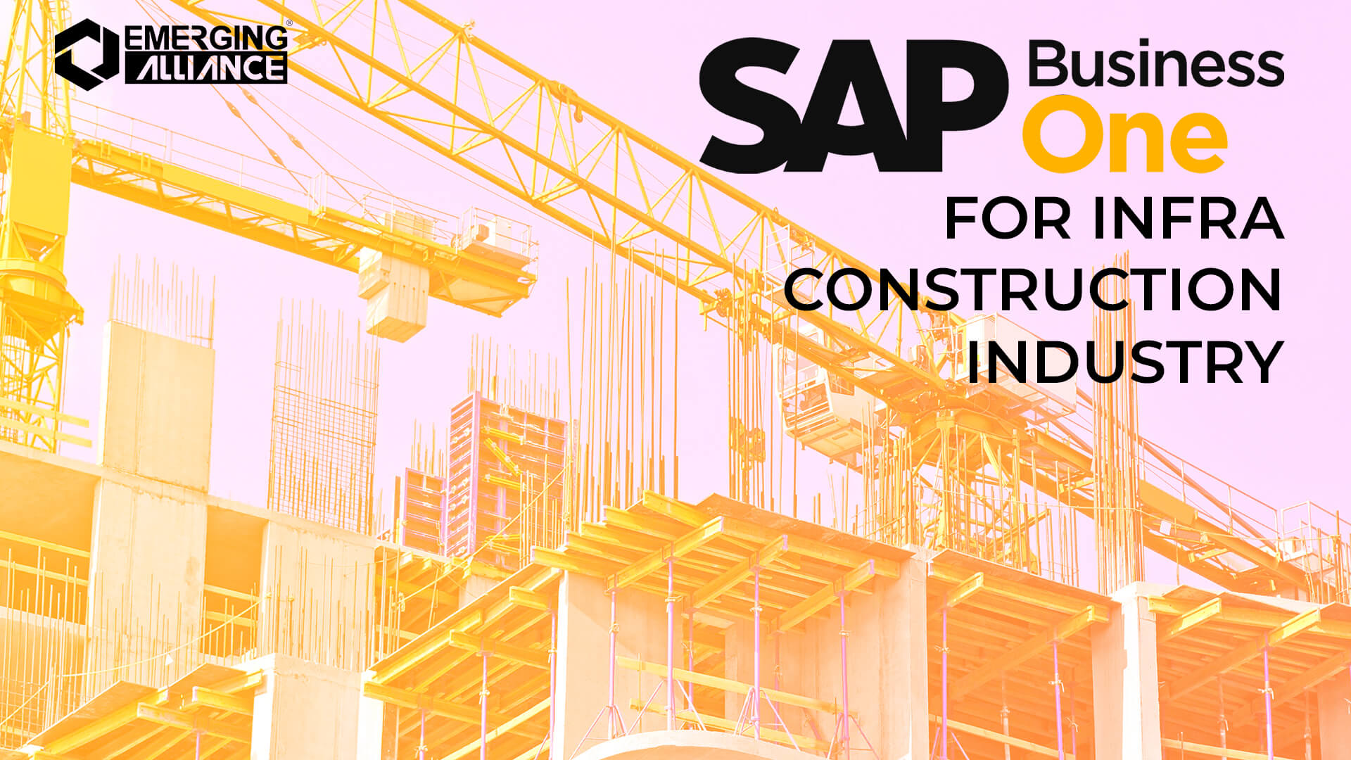 sap business one for infra construction industry