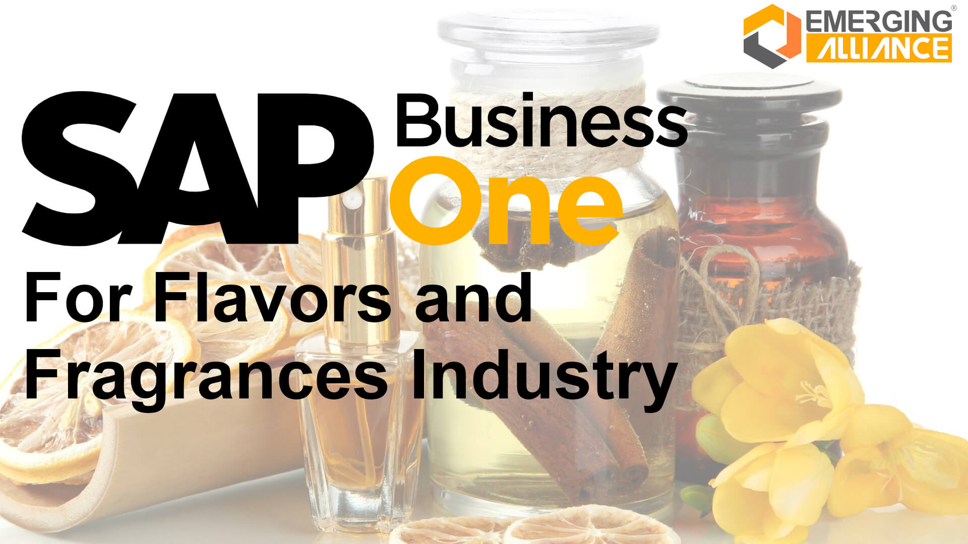 sap business one for flavors and fragrance industry