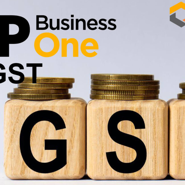 sap business one for GST