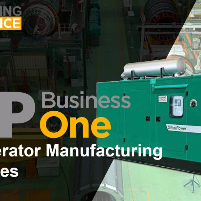 SAP Business One for generator manufacturing companies