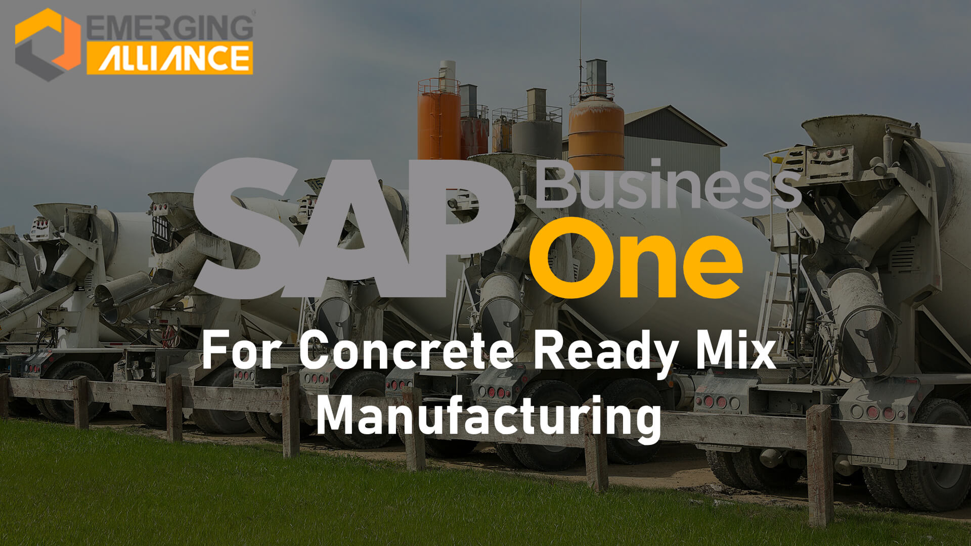 sap business one for concrete ready mix manufacturing