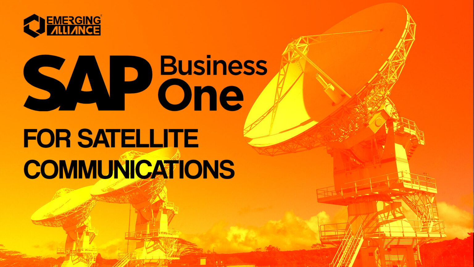 SAP Business One / SAP B1 ERP for Satellite Communications SAP B1