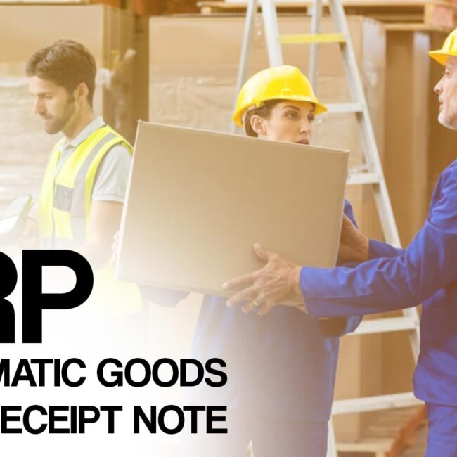 ERP for Automatic Goods Receipt