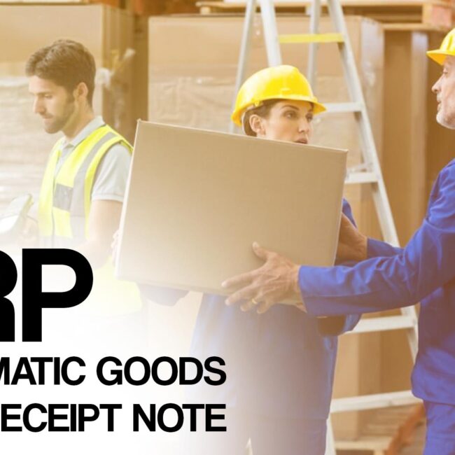 ERP Automatic Goods Receipt