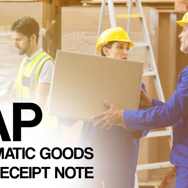 SAP Automatic Goods Receipt