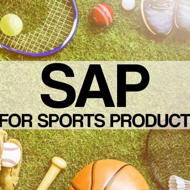 SAP for Sports Products
