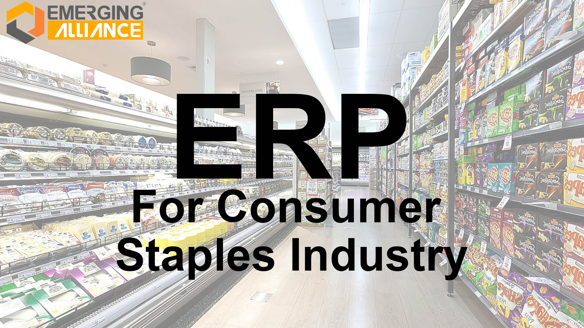 Enterprise resource planning ERP for Consumer Staples Industry SAP B1