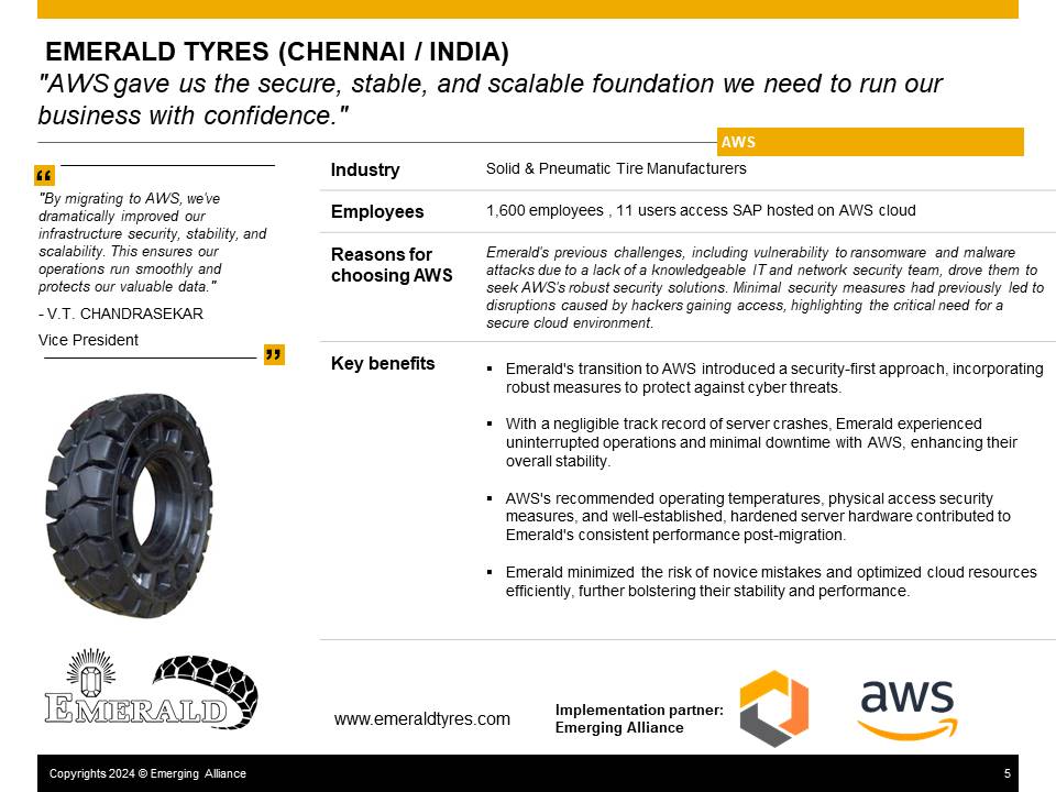 Stable and scalable foundation with SAP B1 in Tire Manufacturers Industry