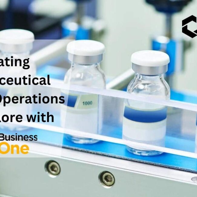 Elevating Pharmaceutical Industry Operations in Bangalore with SAP Business One