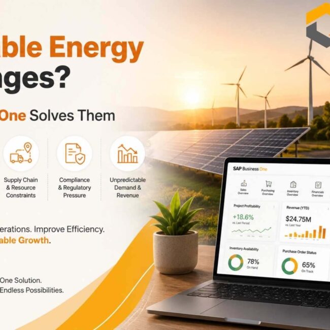 Your Renewable Energy Growth Partner: SAP Business One