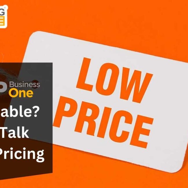 Is SAP Business One Affordable? Let’s Talk About Pricing