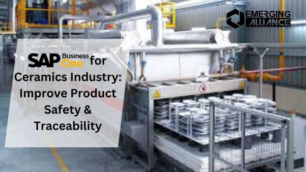 SAP B1 for Ceramics Industry: Improve Product Safety & Traceability