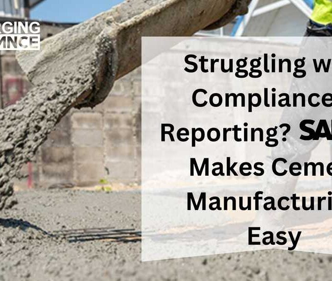 Struggling with Compliance & Reporting? SAP B1 Makes Cement Manufacturing Easy