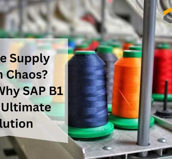 Textile Supply Chain Chaos? Here’s Why SAP B1 is the Ultimate Solution