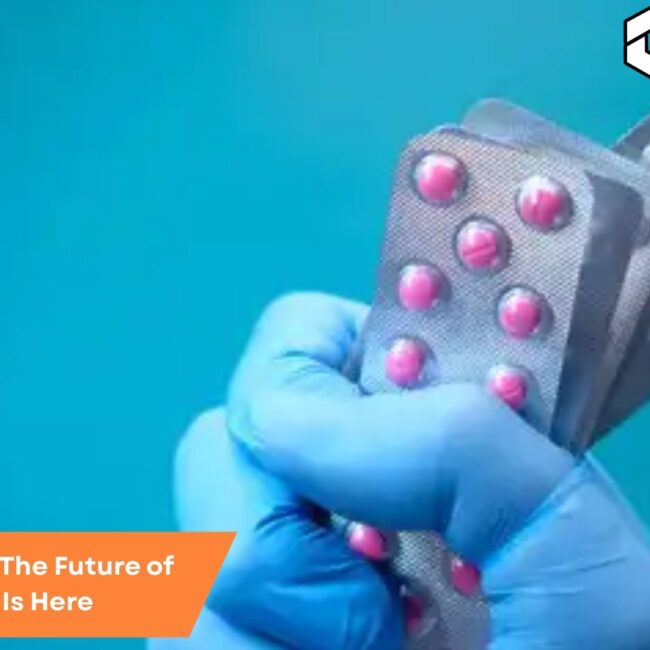 AI-powered SAP B1 dashboard transforming pharma and life sciences operations in a modern laboratory setting.