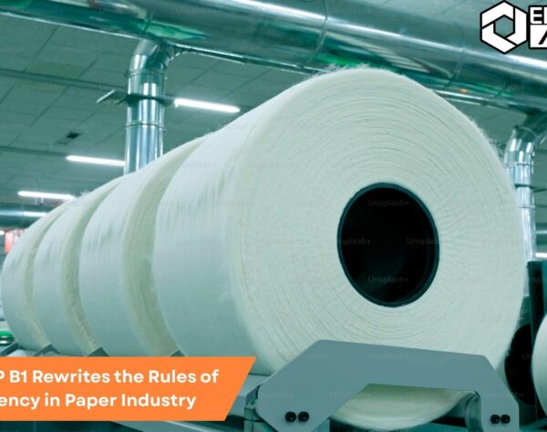 SAP B1 dashboard displayed in a paper manufacturing plant, optimizing production and workflow efficiency in the Paper Industry.