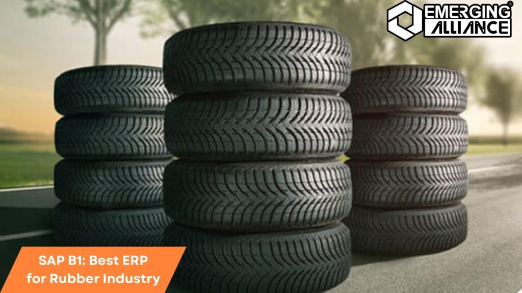 SAP B1 software optimizing rubber industry supply chain and manufacturing