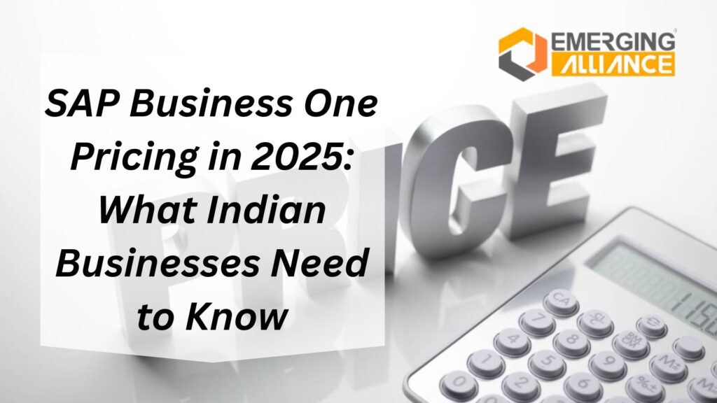 SAP Business One Pricing in 2025: What Indian Businesses Need to Know