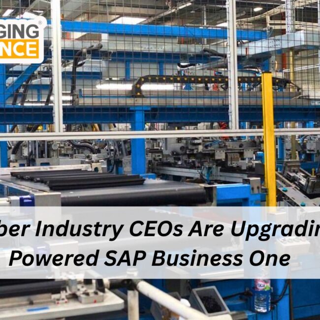 Why Rubber Industry CEOs are Upgrading to AI- powered SAP Business One