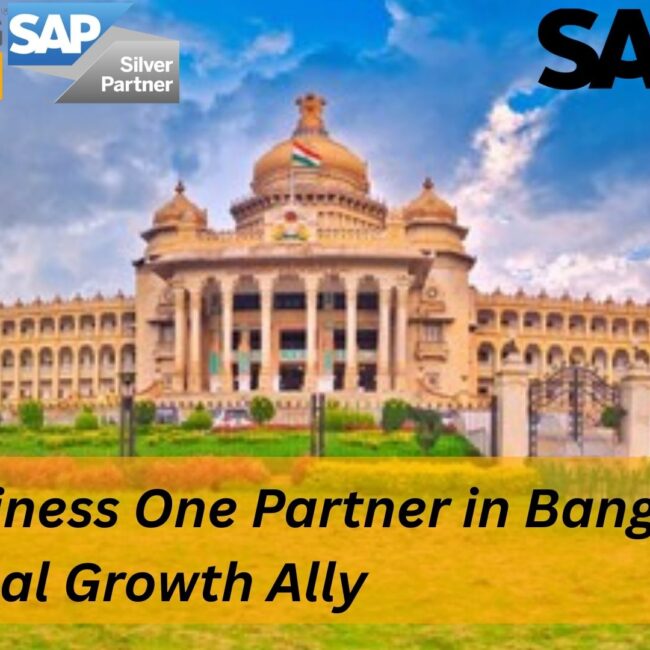 SAP B1 partner in Bangalore supporting SMEs with real-time insights