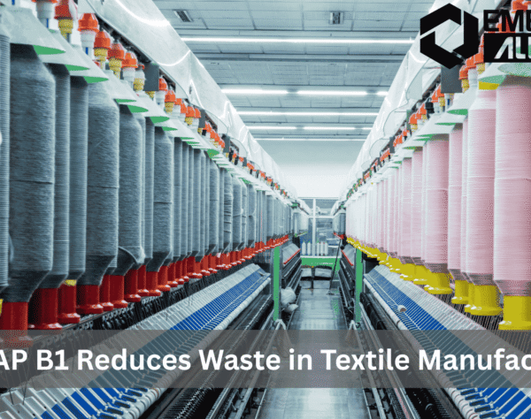 SAP B1 ERP solution optimizing thread production to reduce material and inventory waste in a textile factory.