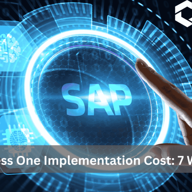 SAP Business One implementation pricing overview for small and mid-sized businesses
