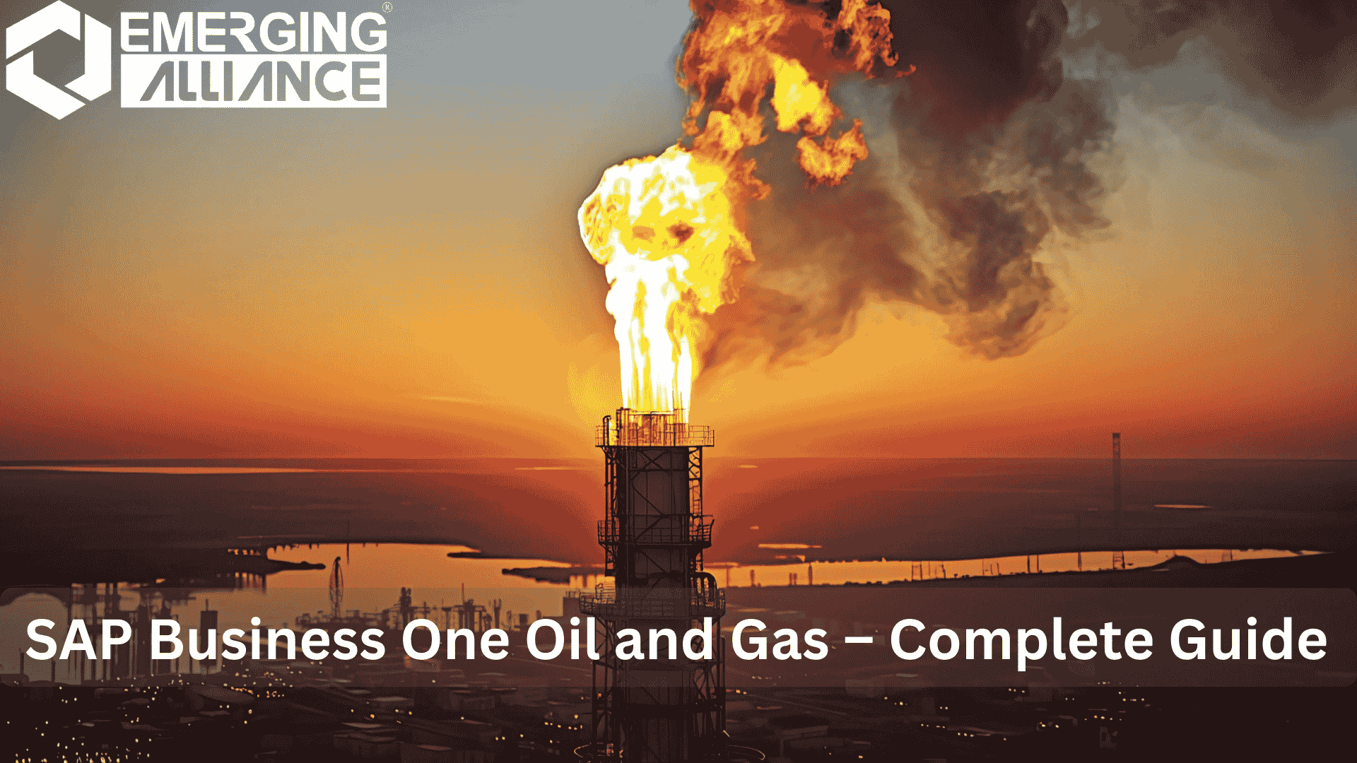 Oil and gas operations with SAP B1 displaying supply chain workflow, inventory control, and production monitoring