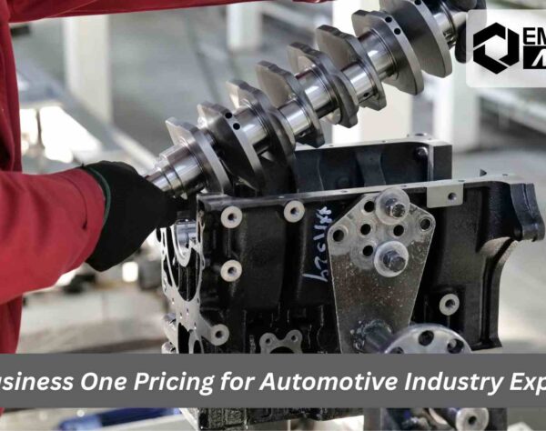 SAP Business One Pricing for the Automotive Industry dashboard for automotive ERP cost analysis